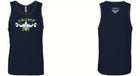 CRUMP FIT Tank - Navy Blue/Neon