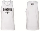 CRUMP FIT CONQUER Tank - White/Black