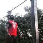 CF JUST BE FIT. Sleeveless Tee - Red/White