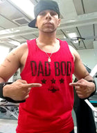 CRUMP FIT DAD BOD Tank - Red