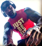 CF JUST BE FIT. Sleeveless Tee - Red/White