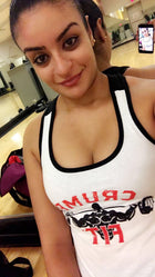 CRUMP FIT Racer Back Tank - White/Black/Red