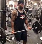 CRUMP FIT Tank - Black/Red