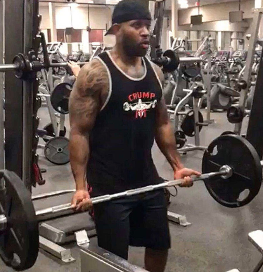 CRUMP FIT Tank - Black/Red