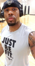 CF JUST BE FIT. Performance Tee - Grey/Black