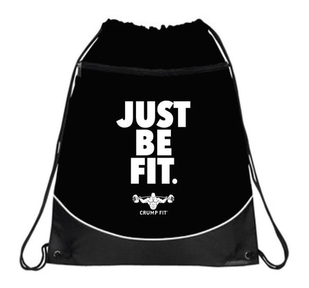 CF “JUST BE FIT.” Drawstring Sport-pack - Black/White