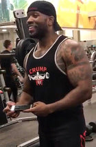 CRUMP FIT Tank - Black/Red